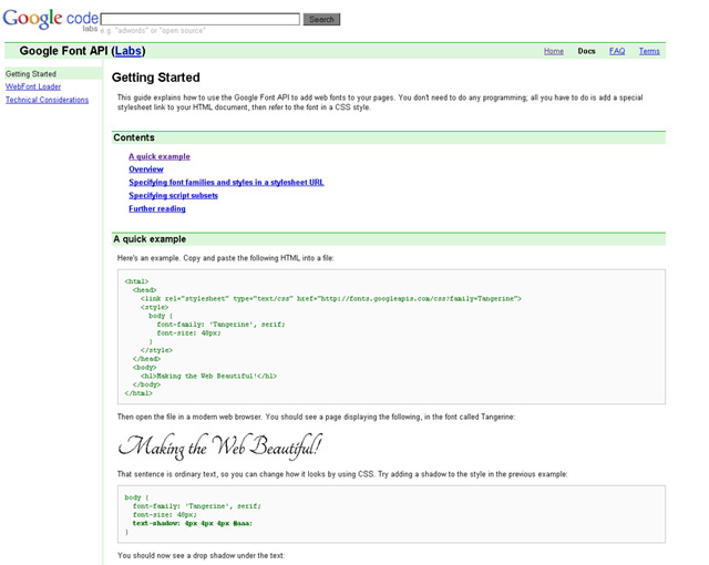 Google Font Factory Getting Started Google Font Factory Getting Started