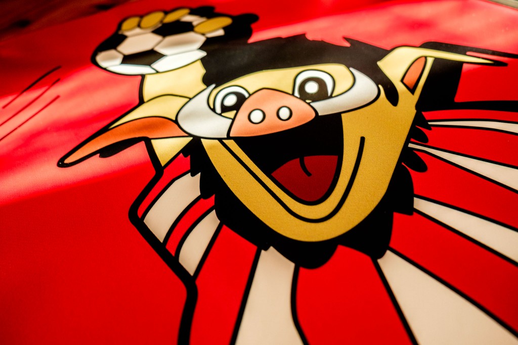 HSV Wildau Banner, das Maskottchen, die Wildsau HSV Wildau Banner, das Maskottchen, die Wildsau